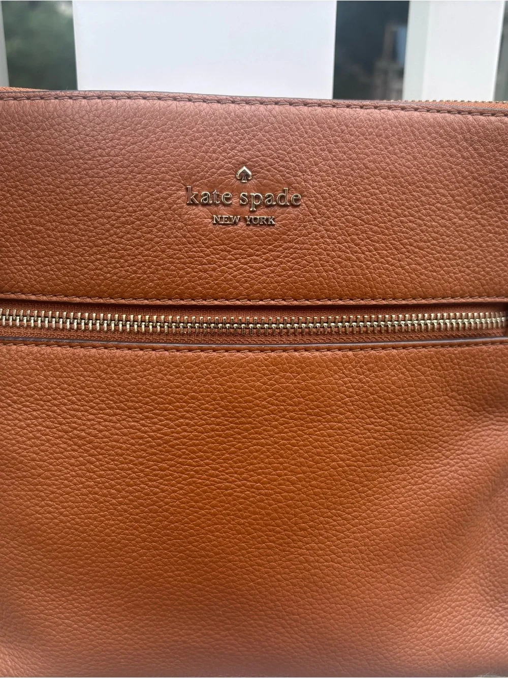 Kate Spade Jackson Pebbled Leather Top Zip Crossbody Bag